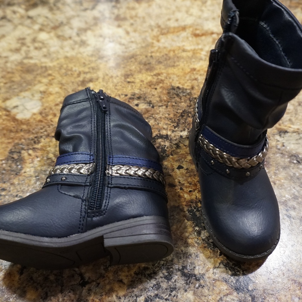 Navy Blue Boots